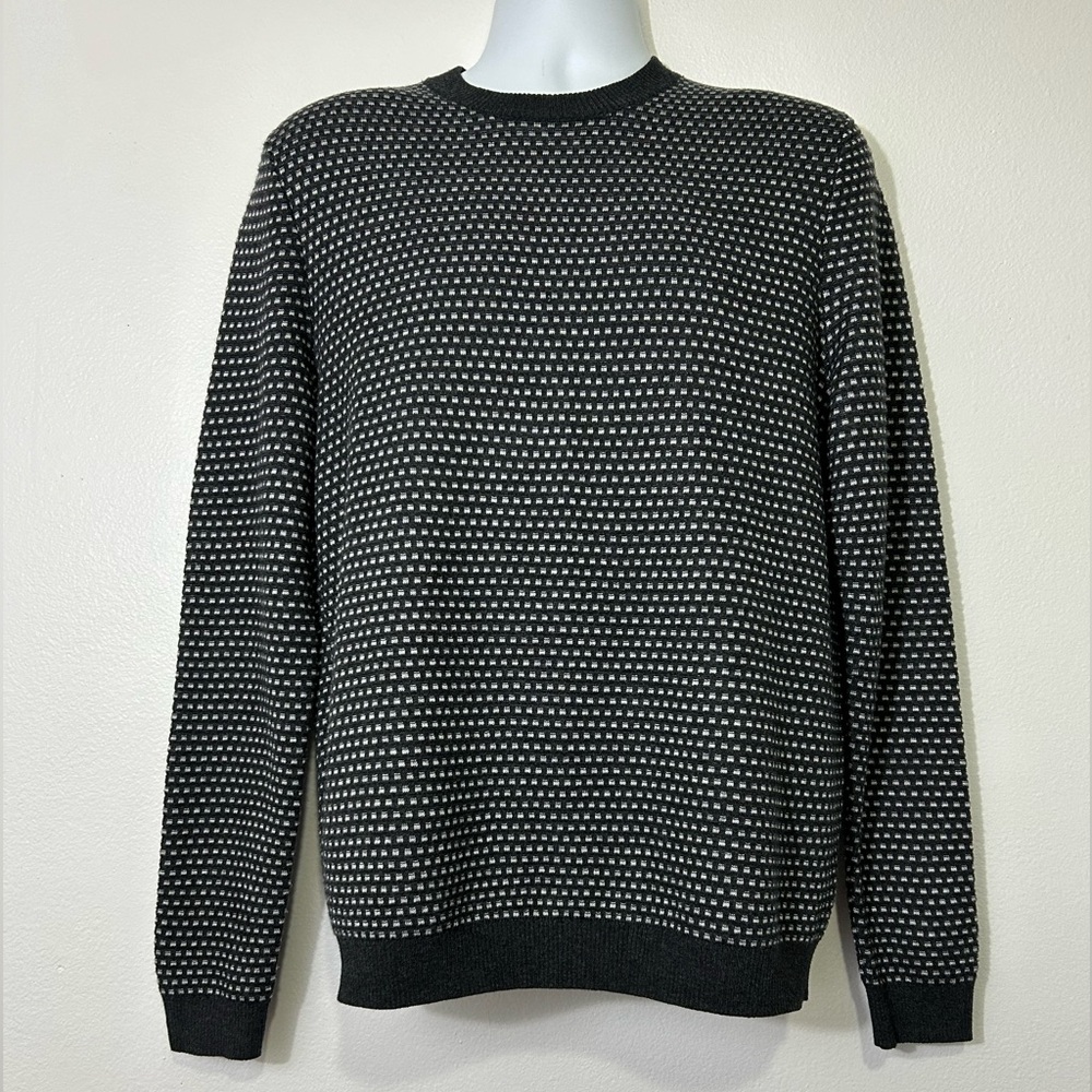Ted Baker London Mens Size Large Dark Gray Sweater
